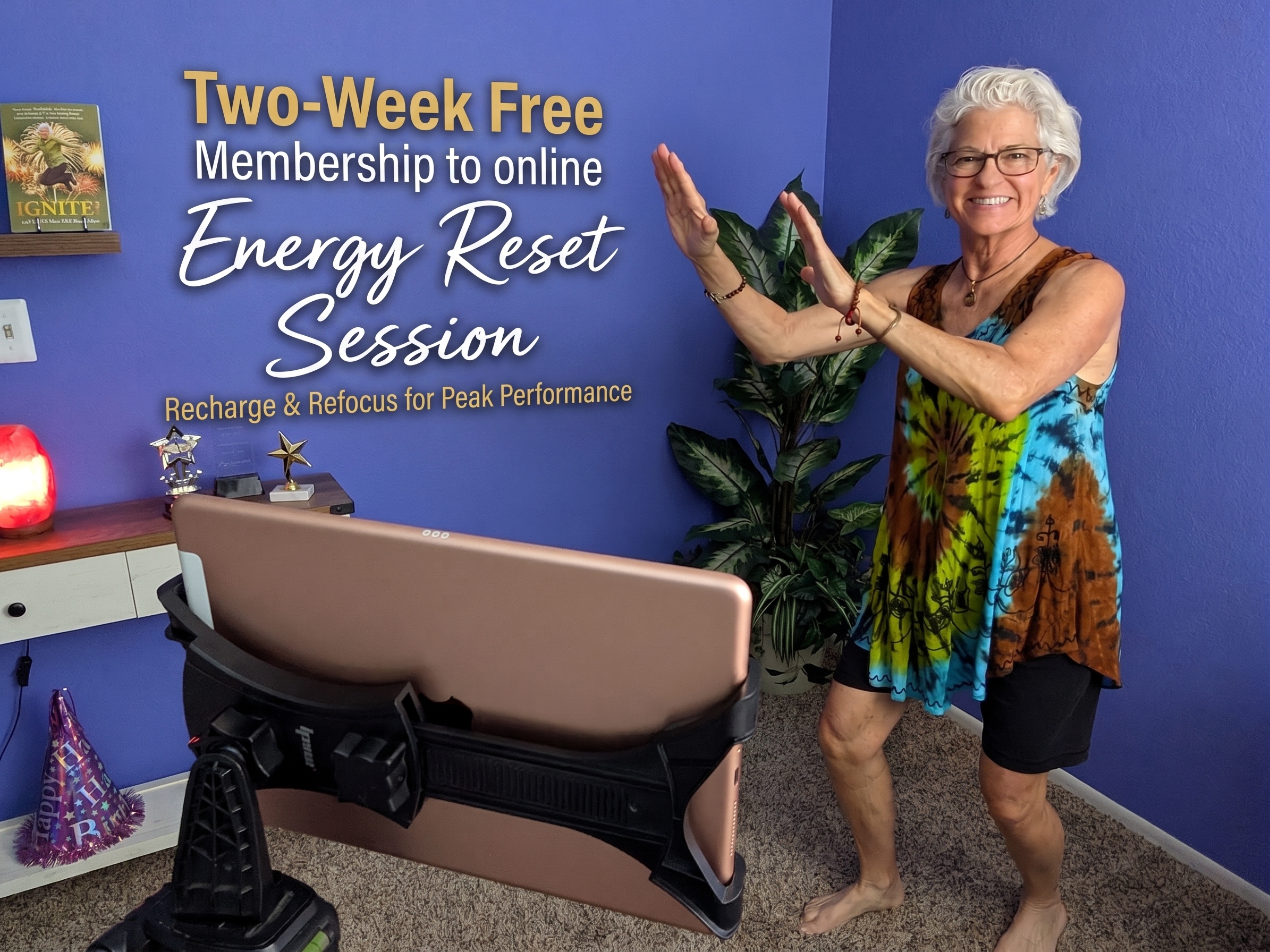 Two-Week Free Membership to Online Energy Reset Session with Angel Marie Monachelli