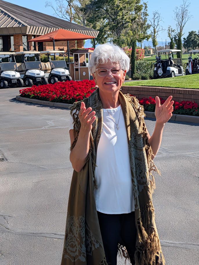 Angel Marie Monachelli in a moment of energy activation
